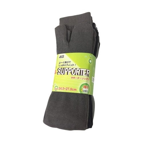 AG232 サポーターカラー指付ソックス