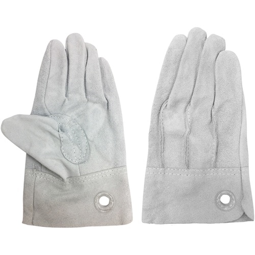 AG3029 牛床革手袋 外縫 ハトメ付