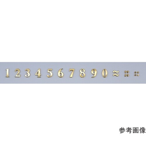 NUM55−11 真鍮ゴールド文字 ナミ