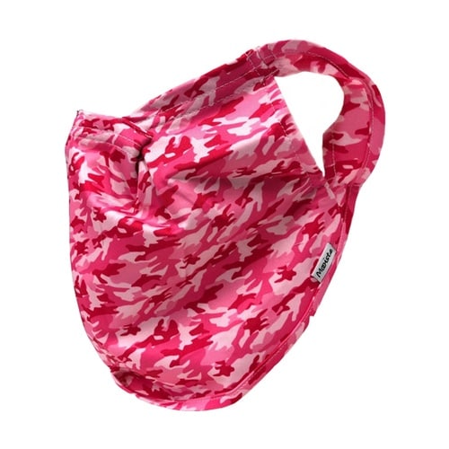 息がしやすいフェイスマスク カモピンク