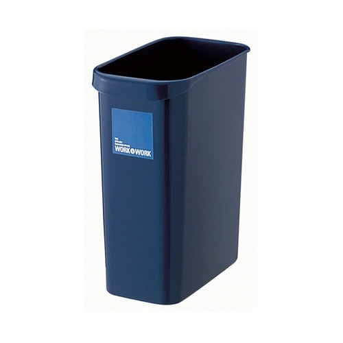 W&W くず入れ 角 8L ダークブルー