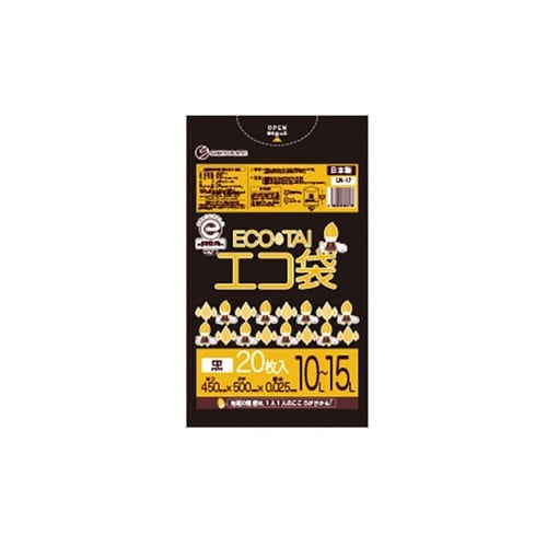 小型ポリ袋 LN−17 黒 10Lー15