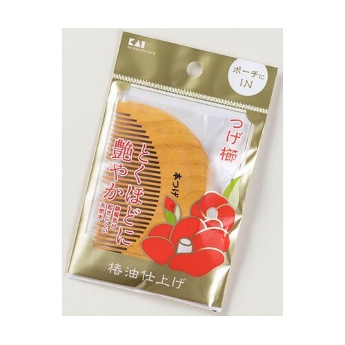 000KQ3136 つげ櫛 半月形