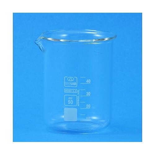 ガラスビーカー 50mL ibk50