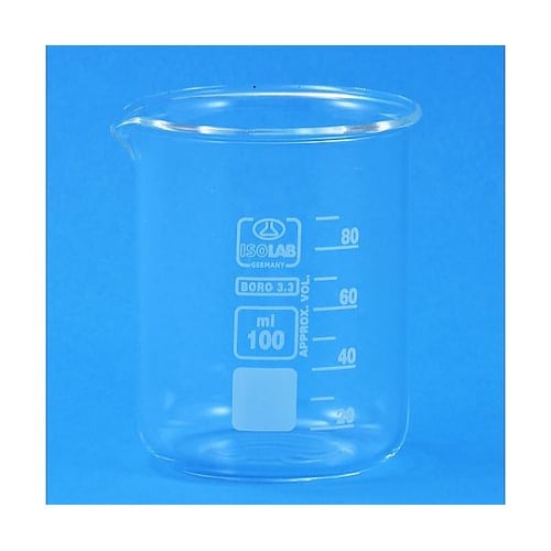 ガラスビーカー 100mL ibk100