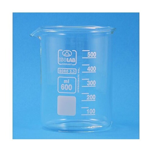 ガラスビーカー 600mL ibk600