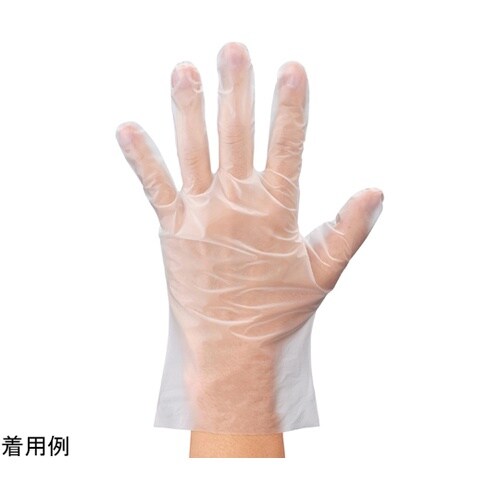 使い切りグローブ 半透明 100枚入 M