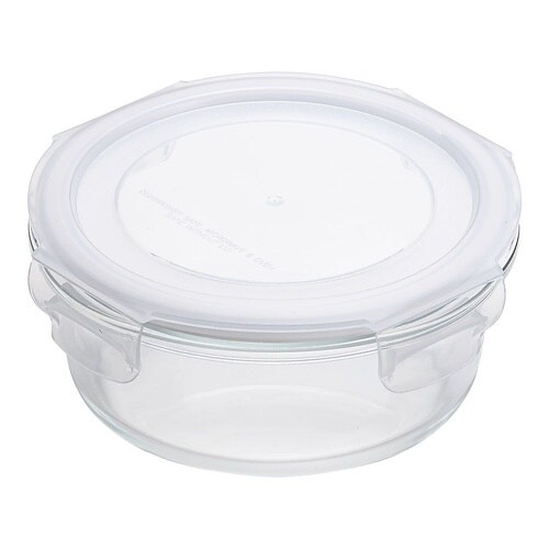 耐熱ガラス保存容器 丸形 650ml 4