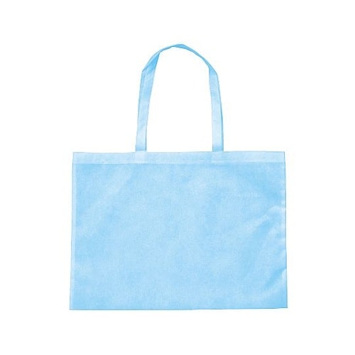 作品バック不織布製 8切 水色 1136