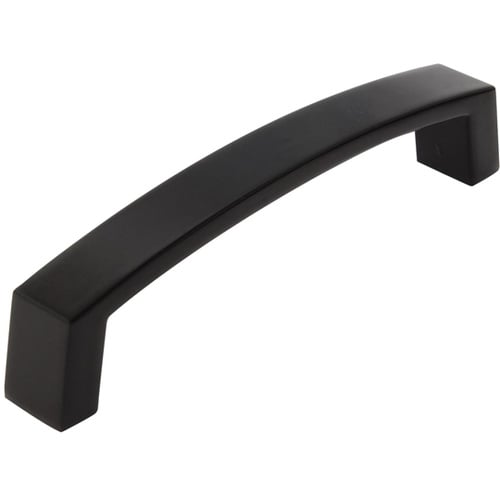 スクエアハンドル 100mm マットブラ