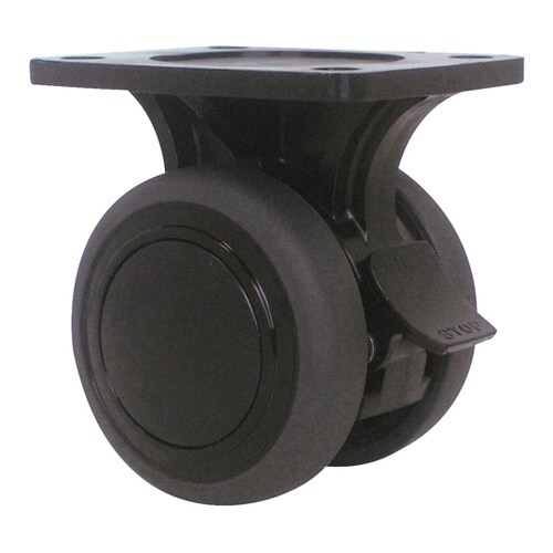 双輪キャスター φ50 固定ストッパー付