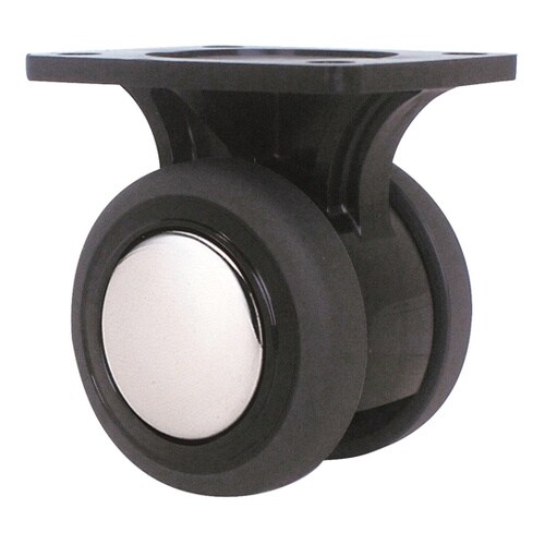 双輪キャスター φ50 固定 プレート式