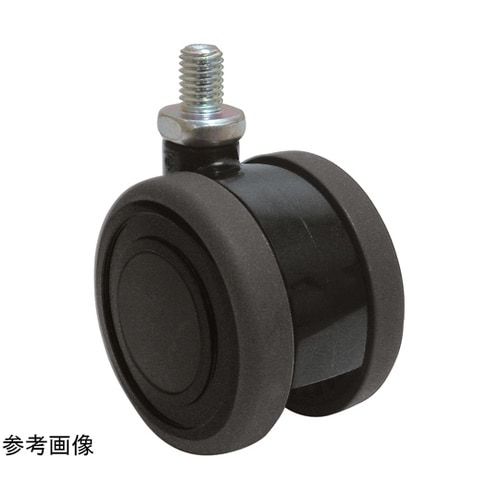 双輪キャスター φ60 自在 ネジ式 T