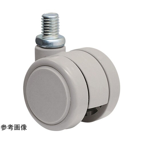双輪キャスター φ40 自在 ネジ式 T
