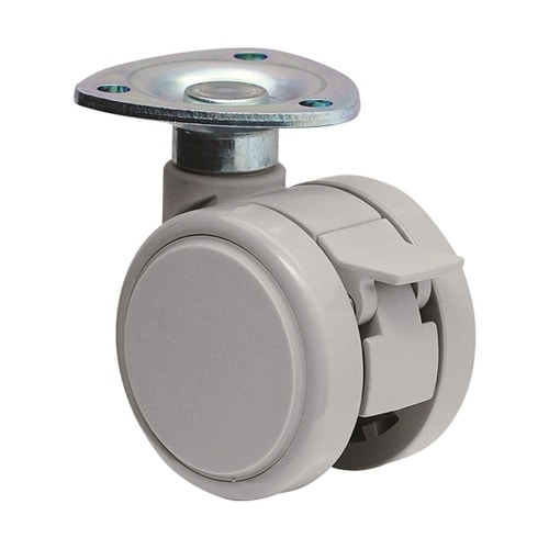 双輪キャスター φ50 自在ストッパー付