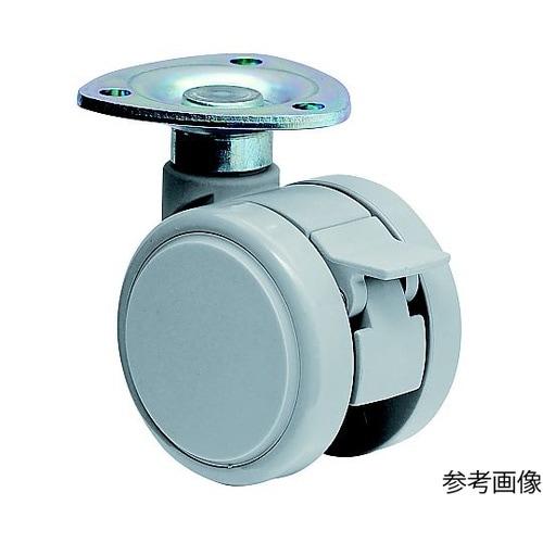 双輪キャスター φ50 自在ストッパー付