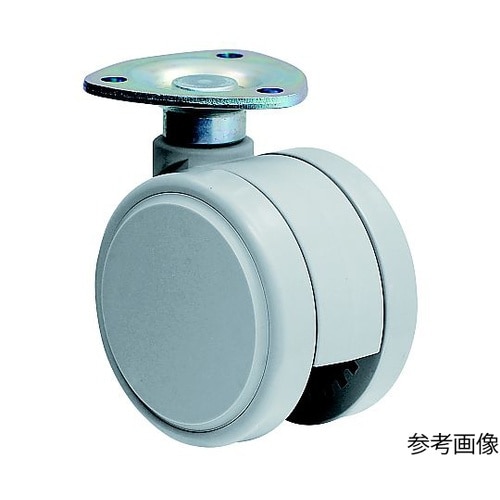 双輪キャスター φ60 自在 プレート式