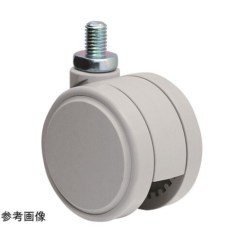 双輪キャスター φ60 自在 ネジ式 T