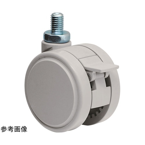 双輪キャスター φ60 自在ストッパー付