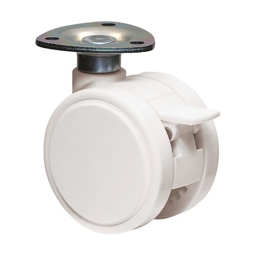 双輪キャスター φ60 自在ストッパー付