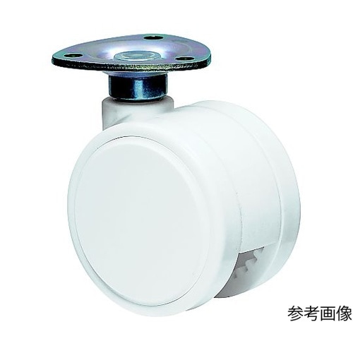 双輪キャスター φ60 自在 プレート式