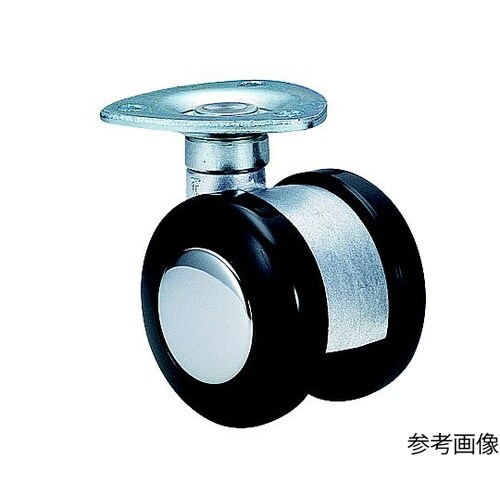 双輪キャスター φ50 自在 プレート式