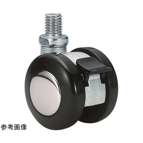 双輪キャスター φ50 自在ストッパー付