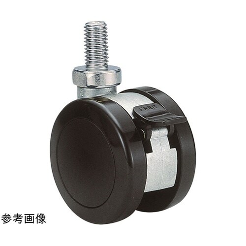 双輪キャスター φ60 自在ストッパー付