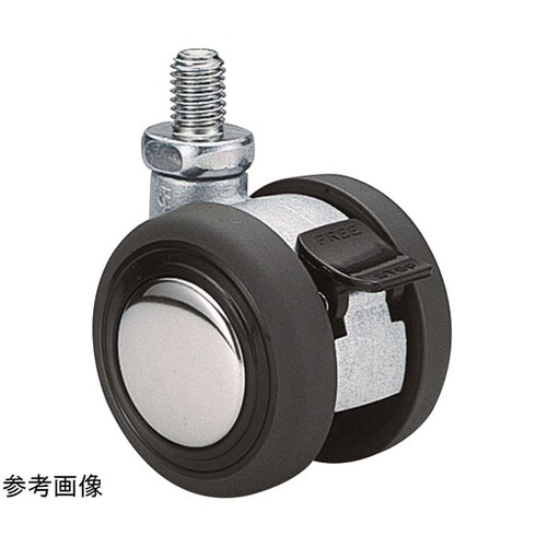 双輪キャスター φ50 自在ストッパー付