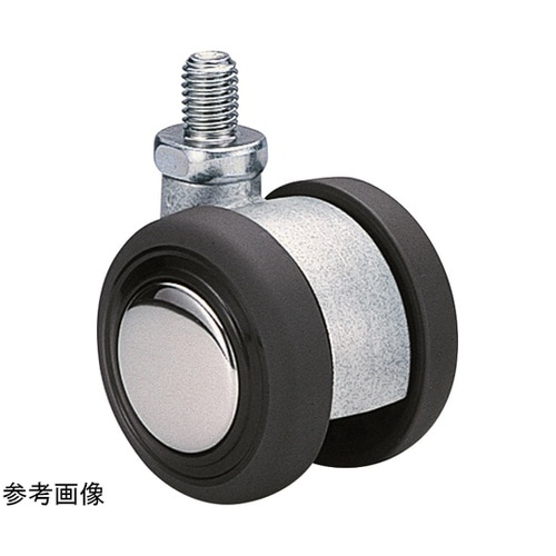 双輪キャスター φ50 自在 ネジ式 A