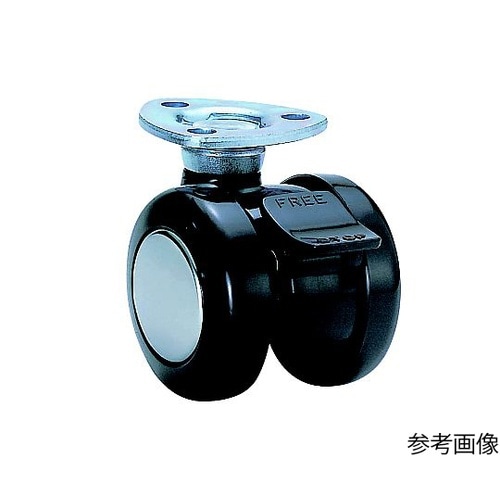 双輪キャスター φ40 自在ストッパー付