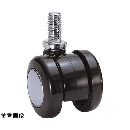 双輪キャスター φ40 自在 ネジ式 T
