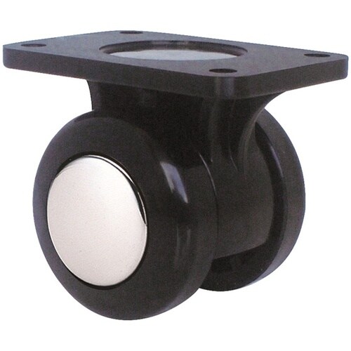 双輪キャスター φ40 固定 プレート式