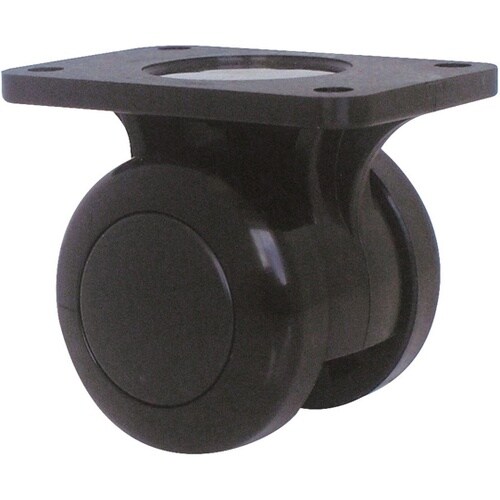 双輪キャスター φ40 固定 プレート式