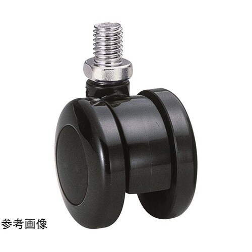 双輪キャスター φ50 自在 ネジ式 T
