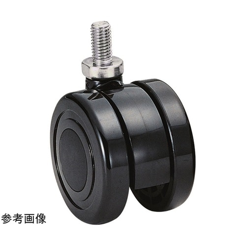 双輪キャスター φ60 自在 ネジ式 T