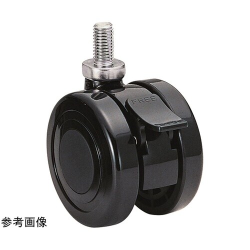 双輪キャスター φ60 自在ストッパー付