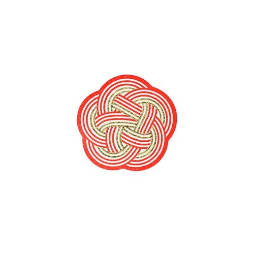 ギフトシール 梅結び 金 32枚入 00