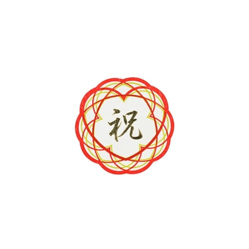 ギフトシール 舞花祝い 32枚入 007