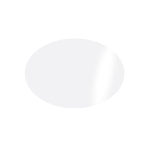 タックラベル 透明 楕円 28×40mm