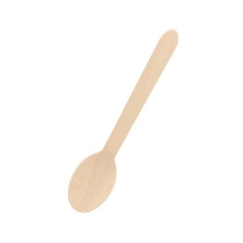 木製スプーン 160mm未晒紙完封 10