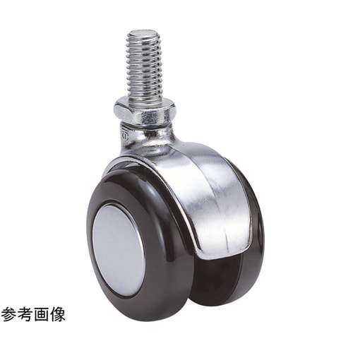 双輪キャスター φ40 自在 ネジ式 M