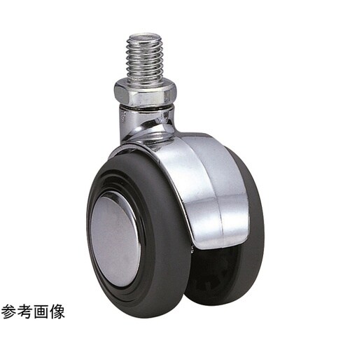 双輪キャスター φ50 自在 ネジ式 M