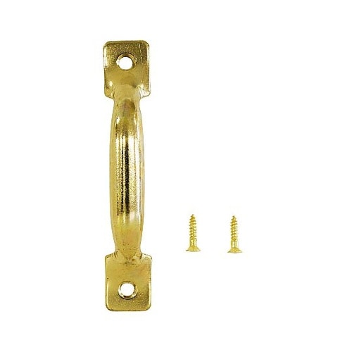 鉄ヒル取手 シンチュウメッキ 70mm