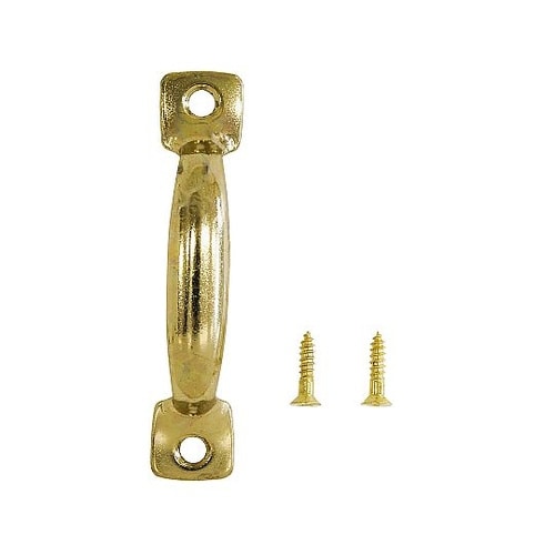 鉄ヒル取手 シンチュウメッキ 53mm