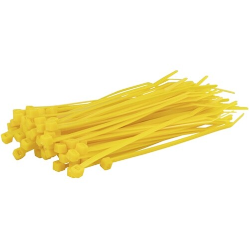 結束バンド ケーブルタイ 黄 150×幅