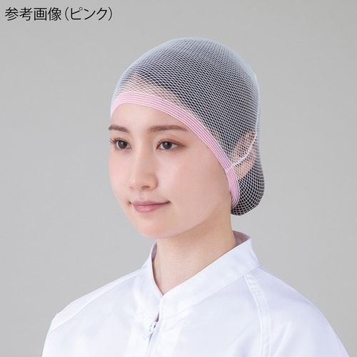ニットヘアーキャップ 袋型 白