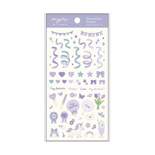 myfa デコレーションシール ライラッ