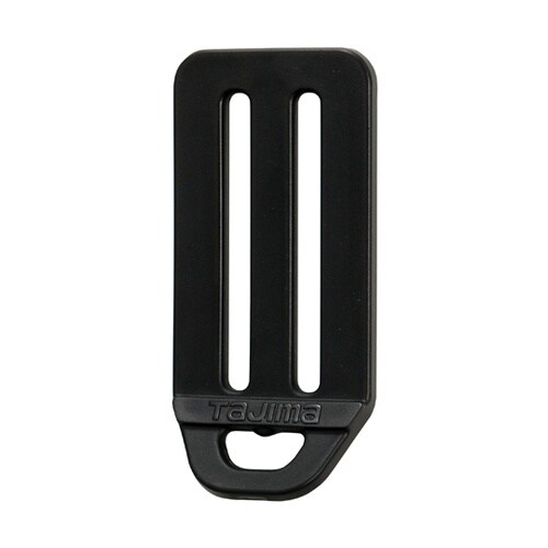 安全帯 L型D環止め(樹脂2穴・ブラック