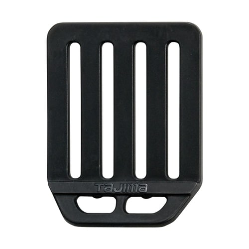 安全帯 L型D環止め(樹脂4穴・ブラック